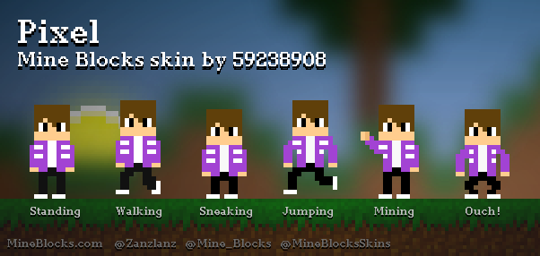 Mine Blocks - Girl 1 skin by Z