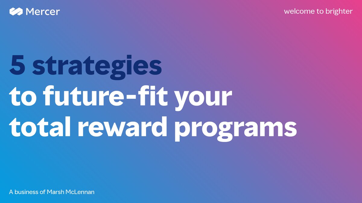 Looking to simplify your #job architecture and pay structure in the #FutureofWork? Explore how #HR can build a total #rewards program ready for the challenges of tomorrow. bit.ly/3RNhOjb