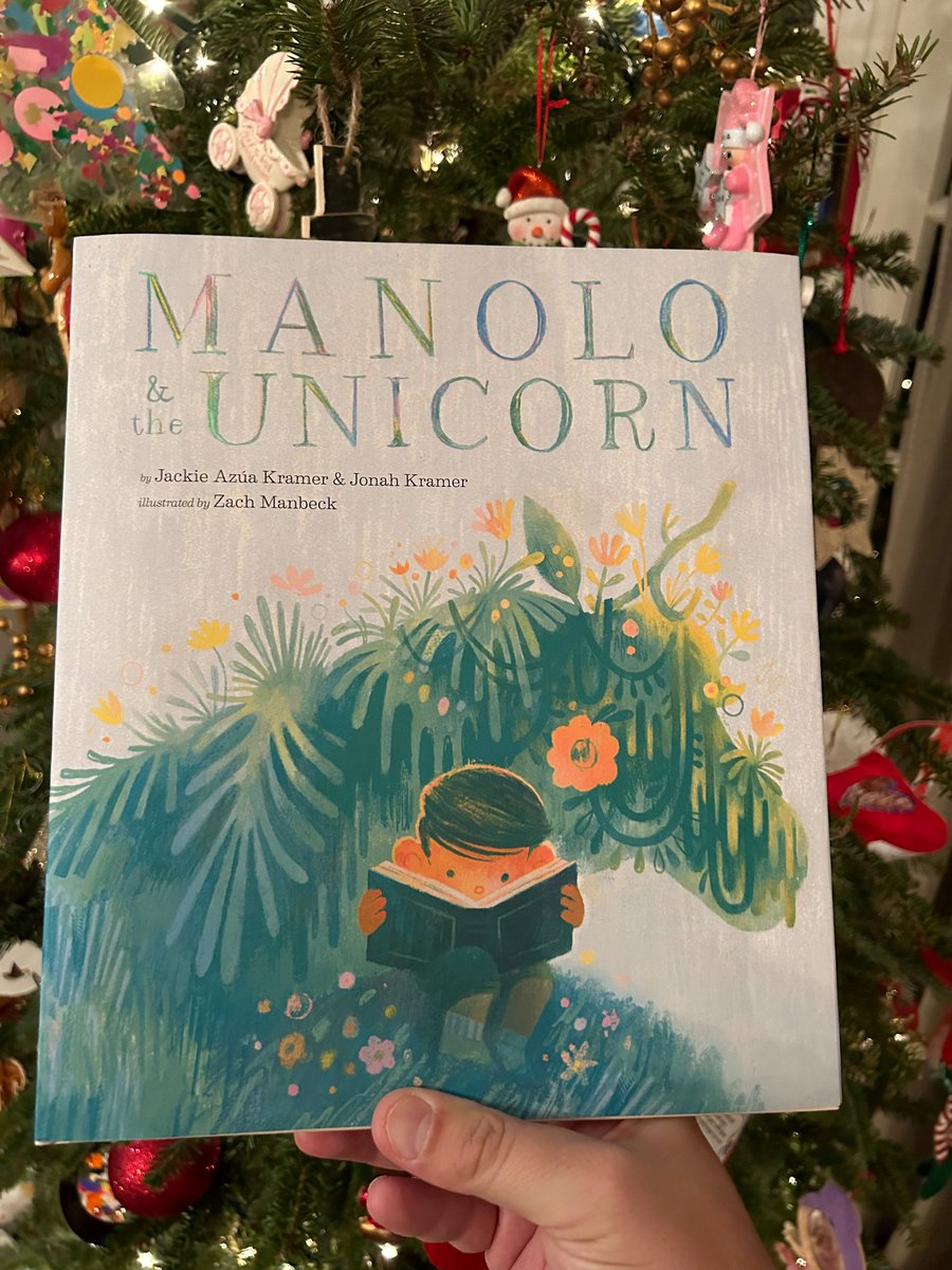 Hey look what the Solstice elf (gnome? abominable snowman? maybe unicorn?) brought -- What a beautiful story with gorgeous art - love it and can't wait to share with my family 😊