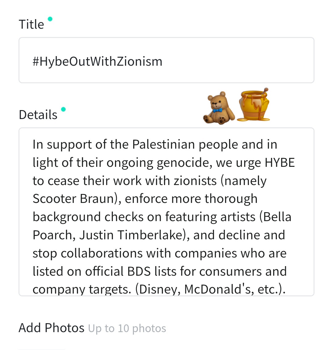 #HybeOutWithZionism #DecemberBoycott and I'll see ya next month again!