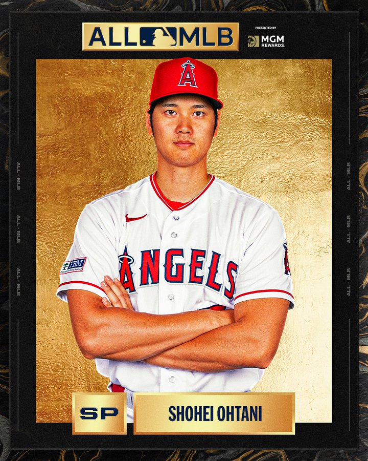 First Team All-MLB 2023 – Starting Pitcher: Shohei Ohtani
Pictured: Cutout of Shohei standing for a Photo Day picture.
All-MLB 2023 presented by MGM Rewards