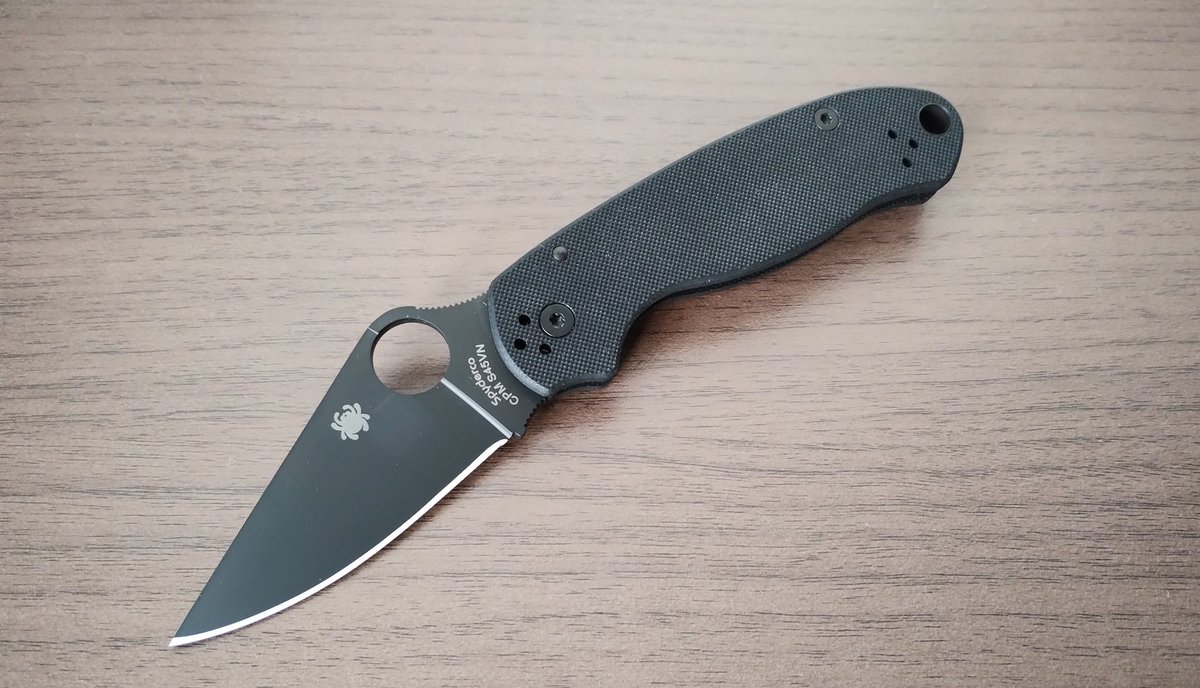 krjnjn's tweet image. #spyderco
注文していたナイフ2本目。
Spyderco  Para 3
G10ハンドルの方を選択。
箱出しでかなり切れるから優秀なナイフ