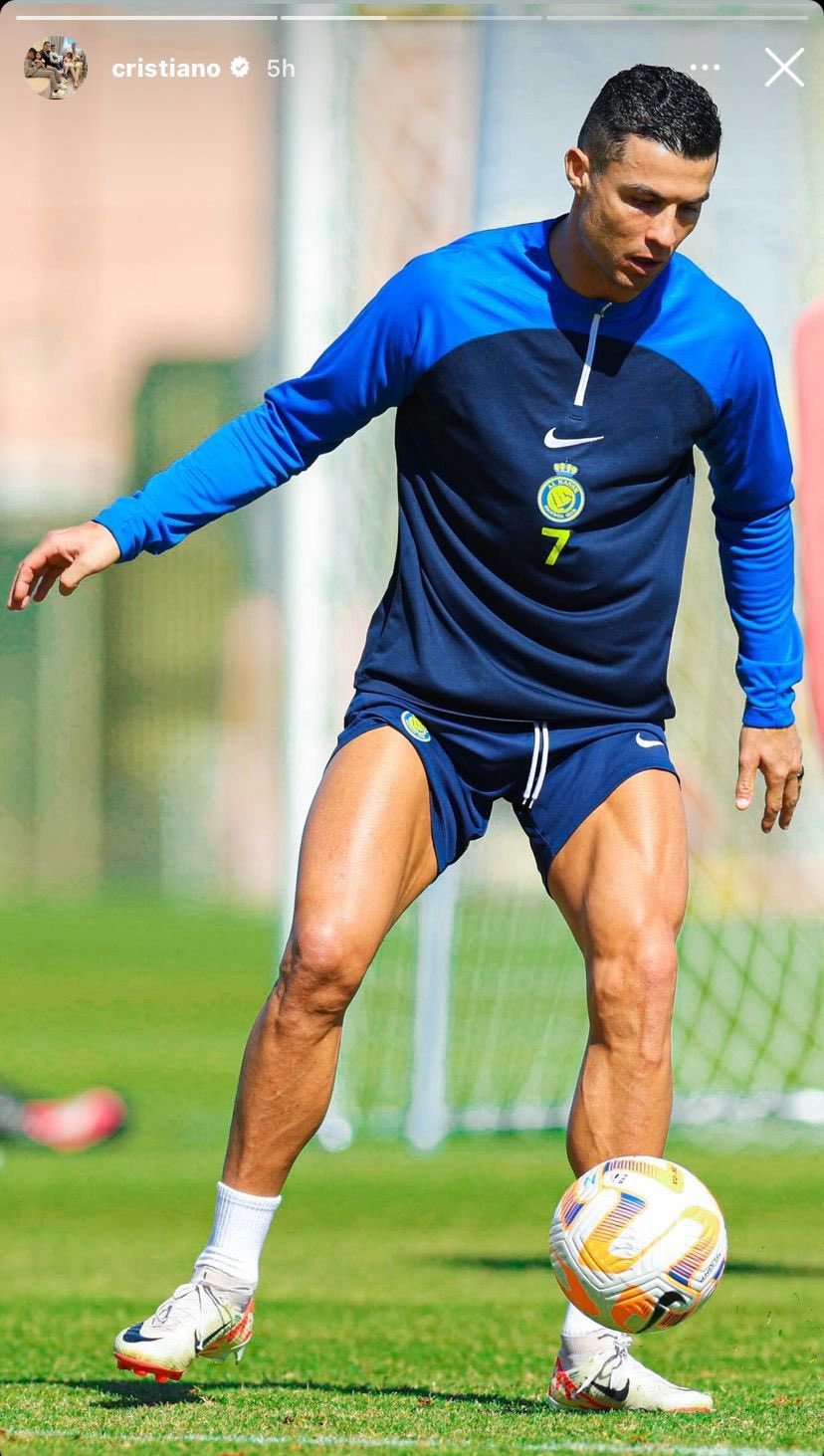 Al Nassr Zone on X Cristiano Ronaldo never misses leg day https t cKJoNohAG6 X