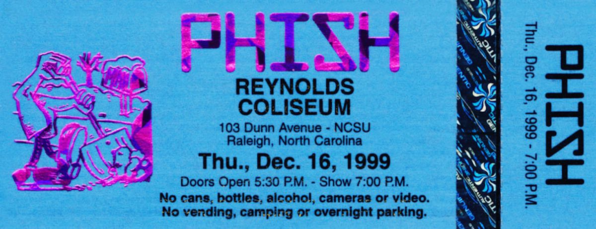 shapsio's tweet photo. 24yrs since #phish 12/16/99 Reynolds Coliseum @NCState in Raleigh, NC - their only on-campus NCSU show.  #Raleigh99 was released in 2015 @livephish. https://t.co/GUqoczX2IW