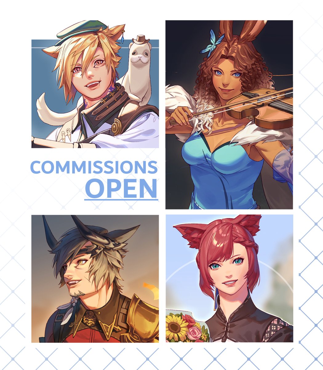 (RTs appreciated! ☺) 💙 My commissions are open!! 💙 For more info regarding price and how to order, please visit: mellalyss-comms.carrd.co
