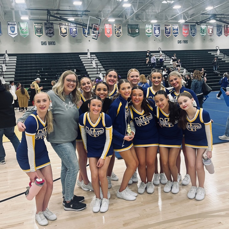 NPHS cheerleaders get 2nd place at the Gretna competition!!