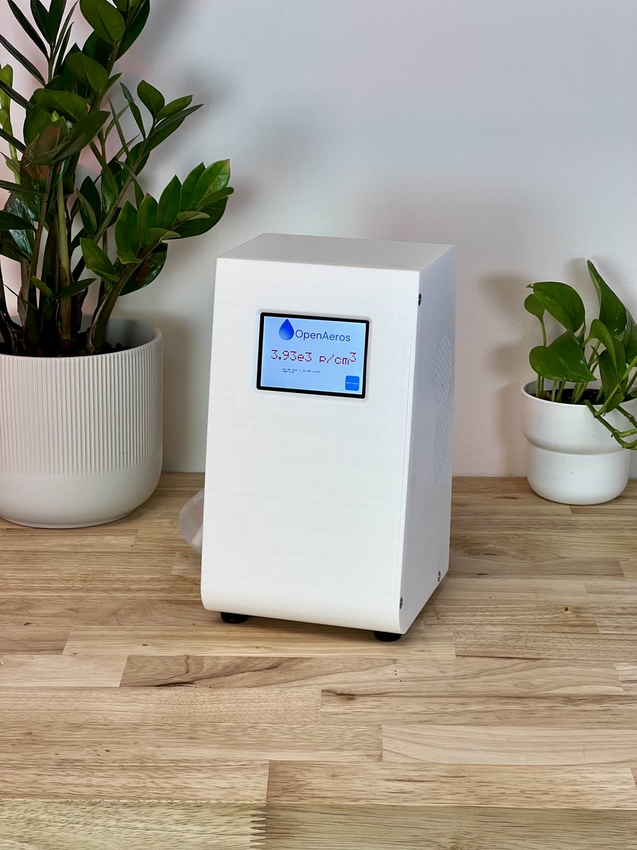 Almost 2 years ago (Dec 27, 2021) - I sent <a href="/masknerd/">Aaron Collins</a> an email suggesting that we develop an open source condensation particle counter (CPC) to enable low cost and accessible air quality monitoring and quantitative fit testing for all. 

He said yes and we founded <a href="/OpenAeros/">OpenAeros</a>.