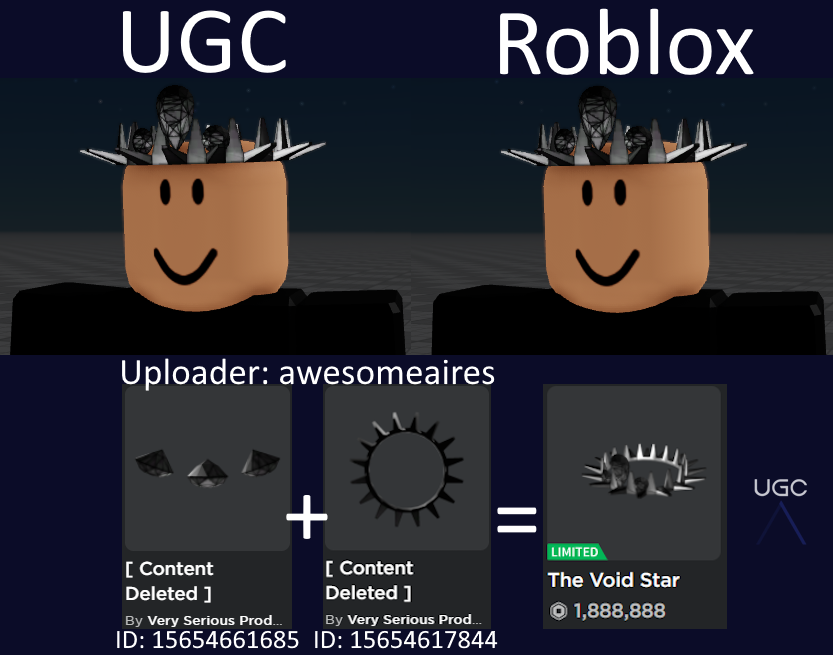 Peak” UGC on X: UGC creator ItsK8yy uploaded 3 1:1 copies of