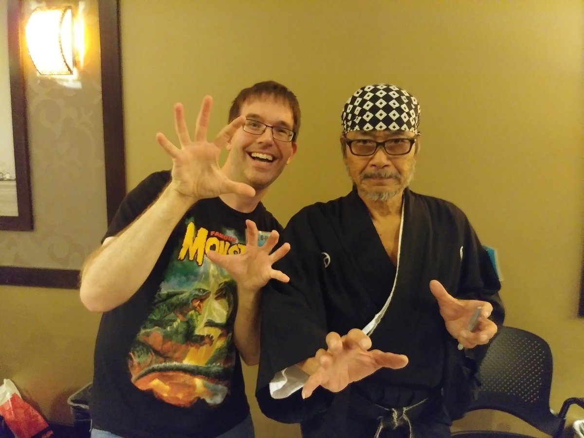 lbrownfc's tweet image. Rest In Peace Mr. Satsuma, thank you for the wonderful memories as Godzilla and your kindness towards us all!