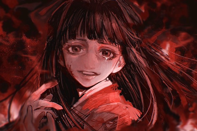「bangs red theme」 illustration images(Latest)
