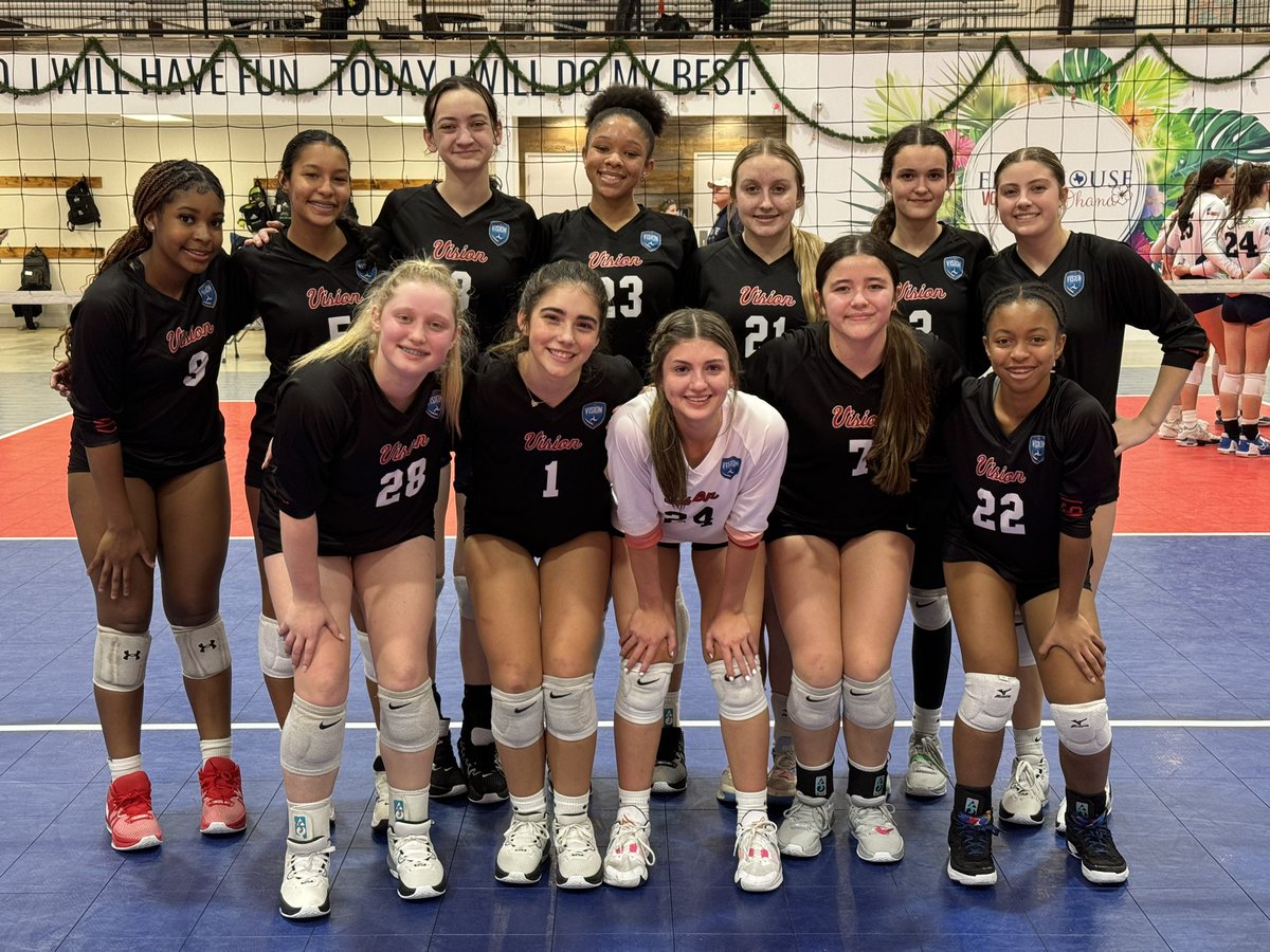 15 EXV Blue goes 5️⃣-1️⃣ in pool to advance to 🌟Gold🌟 at Holiday Kickoff Classic. Bring it tomorrow ladies! #WeAreVision