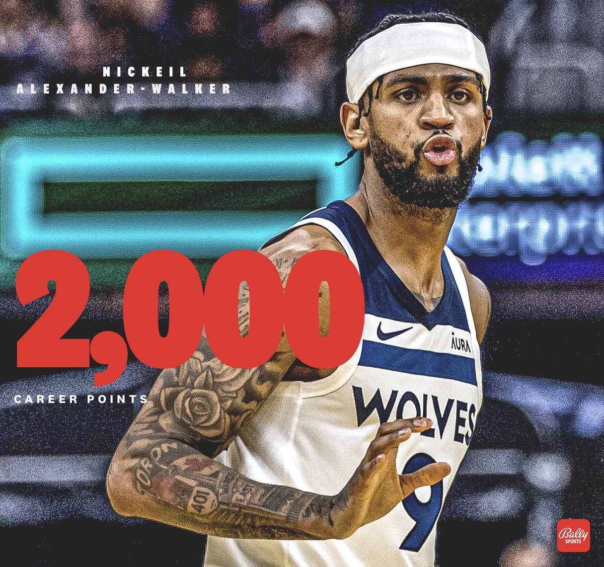 2,000 career points and counting for Nickeil Alexander-Walker!

#RaisedByWolves | #NBA
