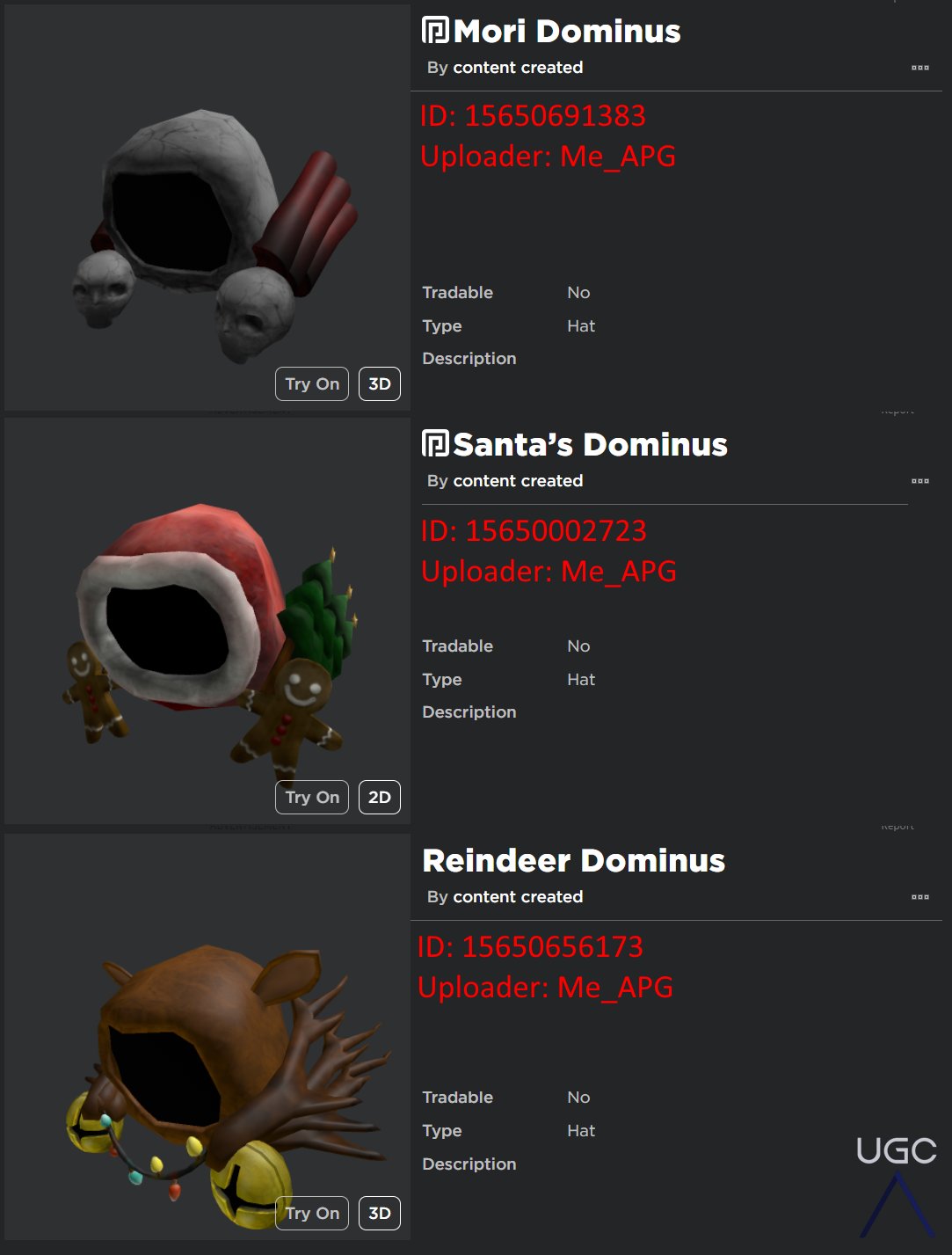 Peak” UGC on X: UGC creator dullsoulss uploaded five copies of the face  Epic Vampire Face. #Roblox #RobloxUGC  / X