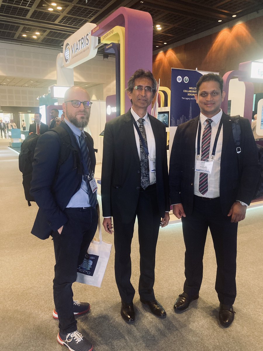 Great interaction with colleagues of the guidelines panel at #WMSM23 Dubai . We shall present the ICSM guidelines on “Male Sexual Dysfunction in Infertility” in Madrid in June 2024 #ISSM
