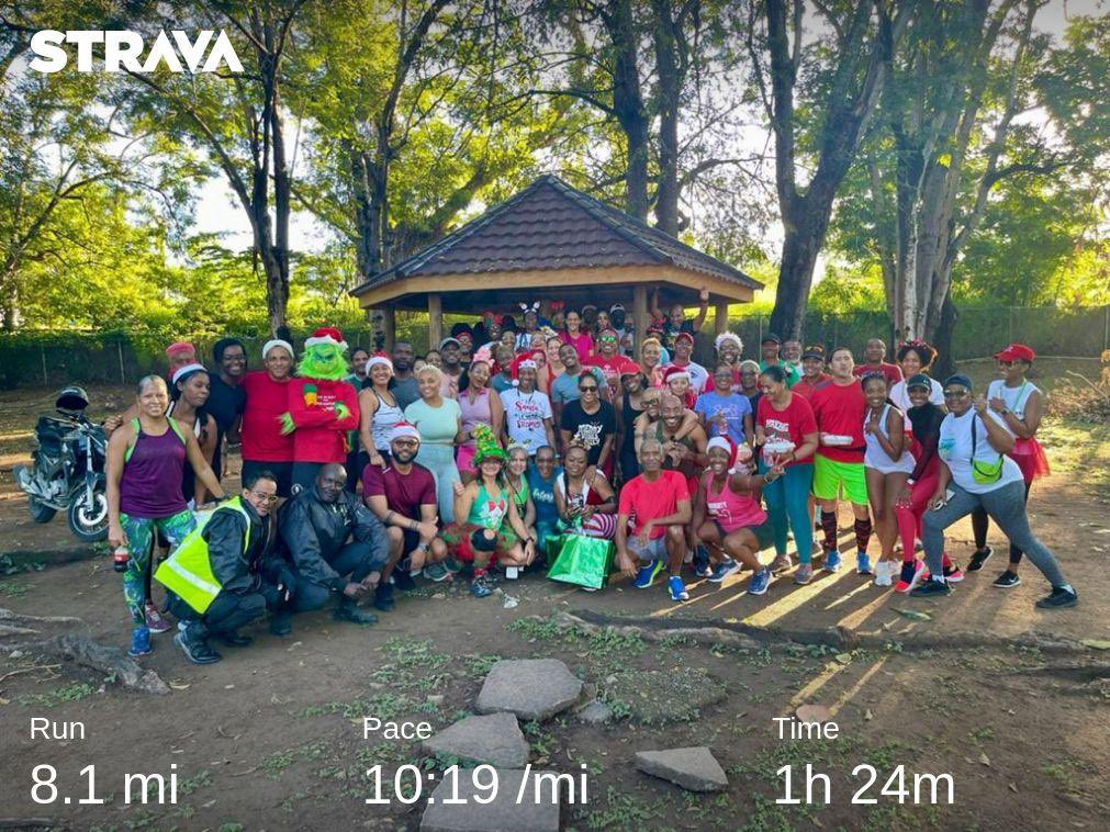 You heard right! Our annual Chrismus Rum! This intoxicatingly good run was full of Christmas Cheer and Spirits! Water stops were replaced with treats and shots! Everyone decked the halls with colours of the season #WeRunJamaica #PacersRunning #ChristmusRum #Onelove #NeverYield
