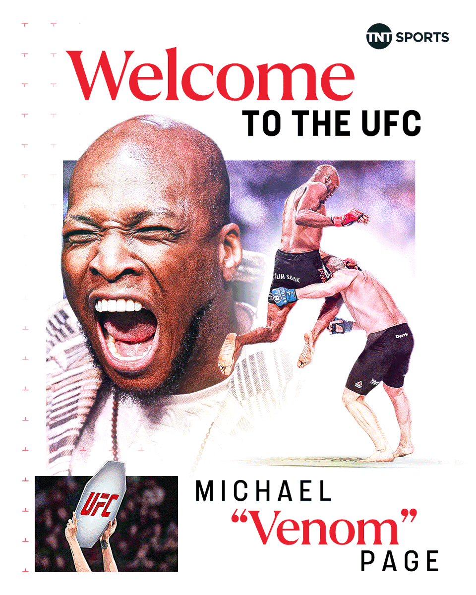 🚨 𝗕𝗥𝗘𝗔𝗞𝗜𝗡𝗚 𝗡𝗘𝗪𝗦 🚨 The UFC has signed @Michaelpage247! 🐍