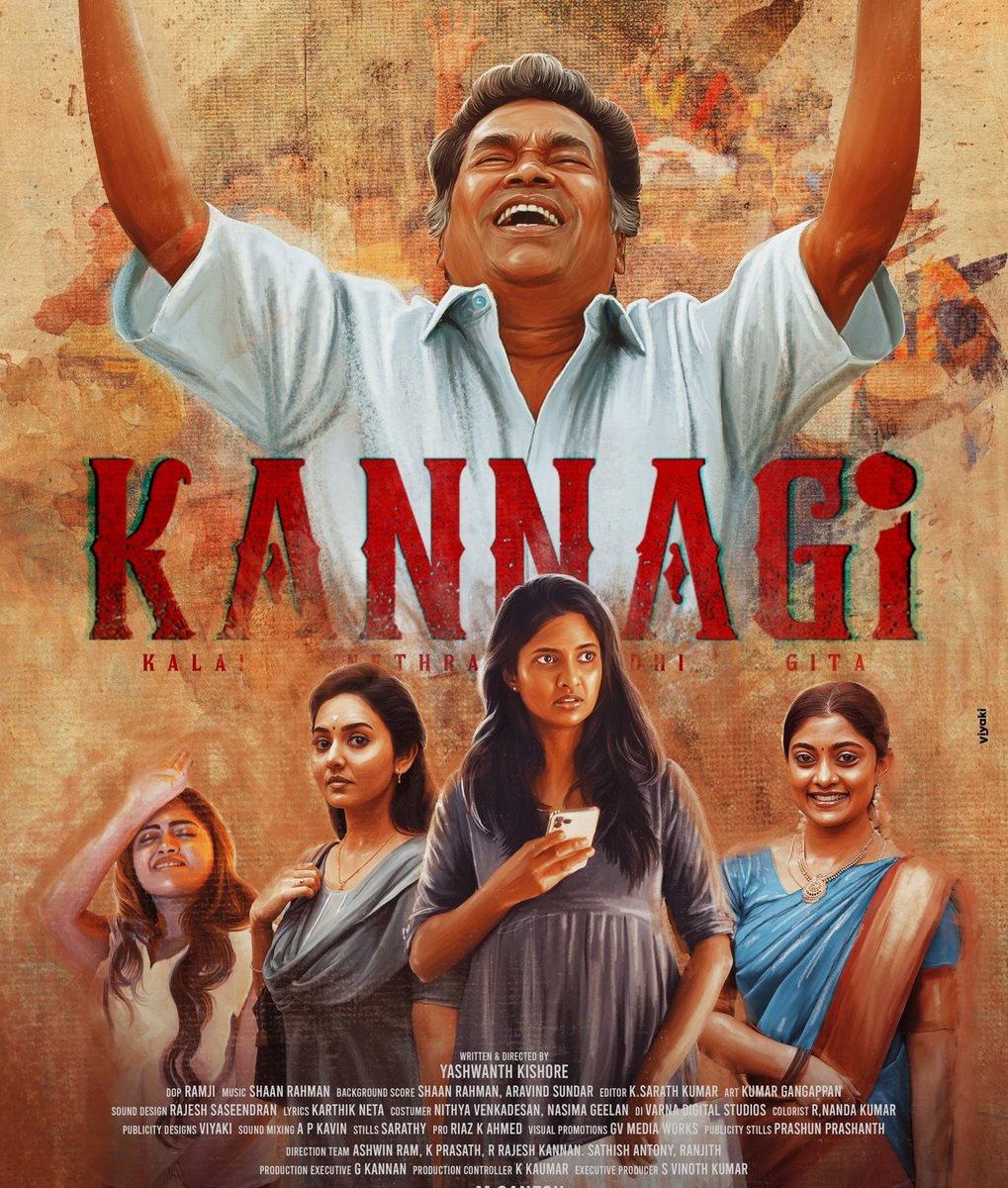 Hearing great things about the film #Kannagi All the best team for a Big Success at BoxOffice... Please do watch this film in Theatres... @iKeerthiPandian @shaanrahman @Ammu_Abhirami @vidya_pradeep01 @shaalinofficial @vetri_artist @adheshwar @Yechuofficial @ramji_ragebe1