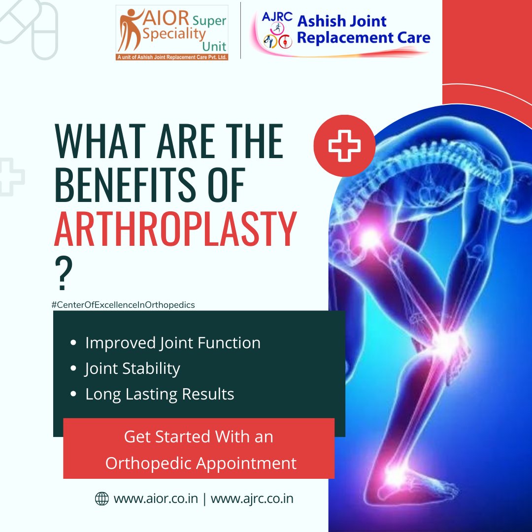 Unlock a future of pain-free mobility with AIOR - Leading Arthroplasty Center. Our skilled Orthopedic Surgeon's team and advanced techniques redefine joint care, providing lasting relief and renewed vitality.

#aior #aiorhospital #drashishsingh #patna #arthroplasty #bihar