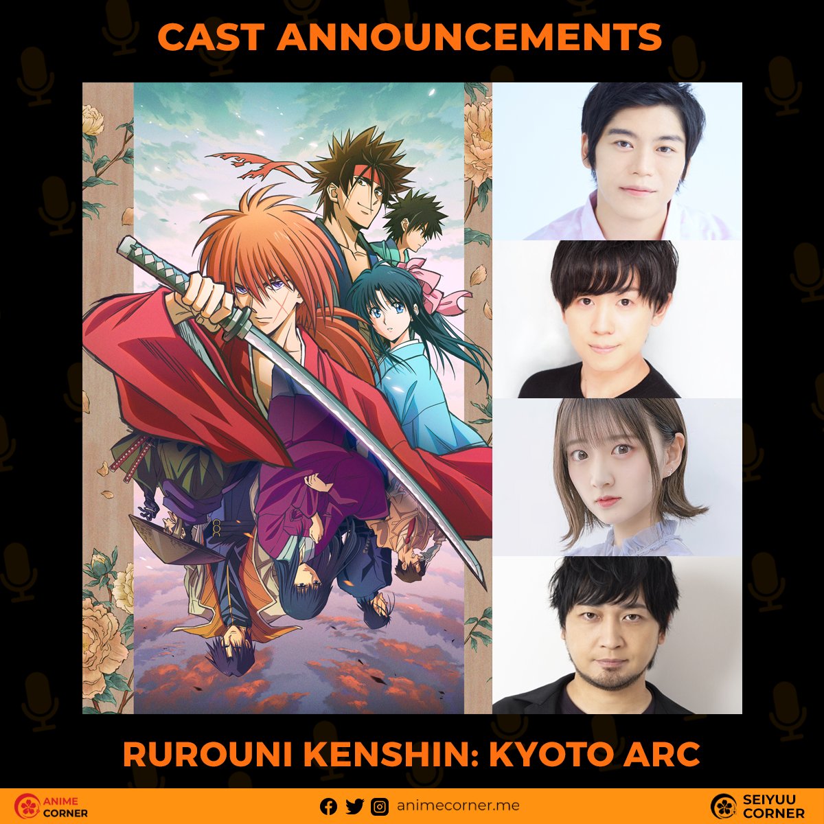 Seiyuu Corner - Junya Enoki is back this season as Senjuro Rengoku from  Demon Slayer S2, Aoi Shuuta from Tokyo 24-ku, and Mikoto Shiratori from  Ryman's Club 😍 Vote for anime of