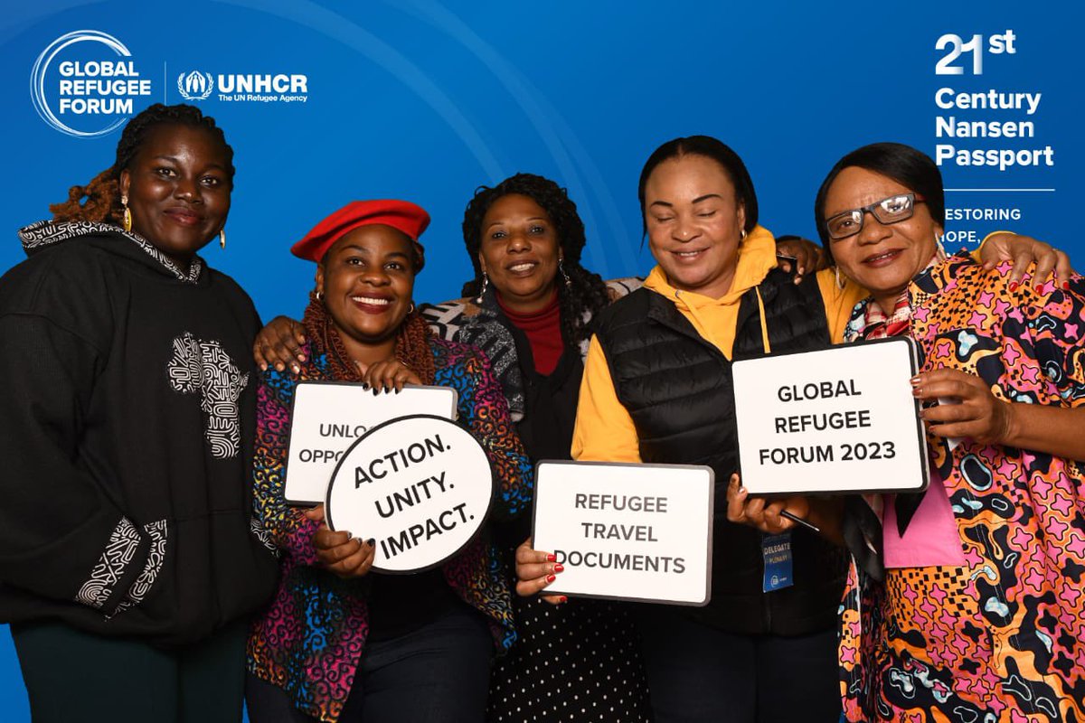 Absolutely thrilled to see our endorser @NoellaKabale the Team Leader @REALUGANDA1 advocating for refugee travel documents at #GRF2023! Her advocacy embodies the power of Action, Unity, and Impact. 
#RefugeeRights #localizationUg