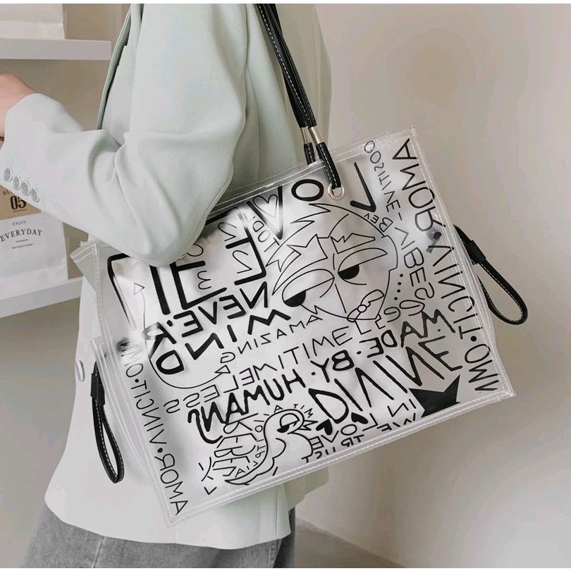Cek PINK MALL PVC+PU Bag 2 in 1/Tas TOTE Tas Selempang Tas HandbagImport Tas Fashion/2022 dengan harga Rp139.000. Dapatkan di Shopee sekarang! shope.ee/40GjeHE3fs?sha…