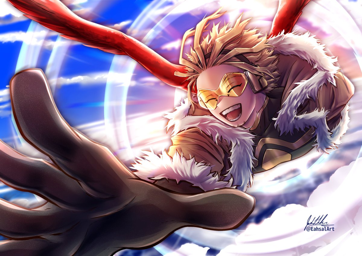 EahsalArt's tweet photo. I'll catch you 💕

#Hawks #MyHeroAcademia #BokuNoHeroAcademia #fanart #artist #digitalart #mha #bnha #KeigoTakami https://t.co/Te3C2bPrve