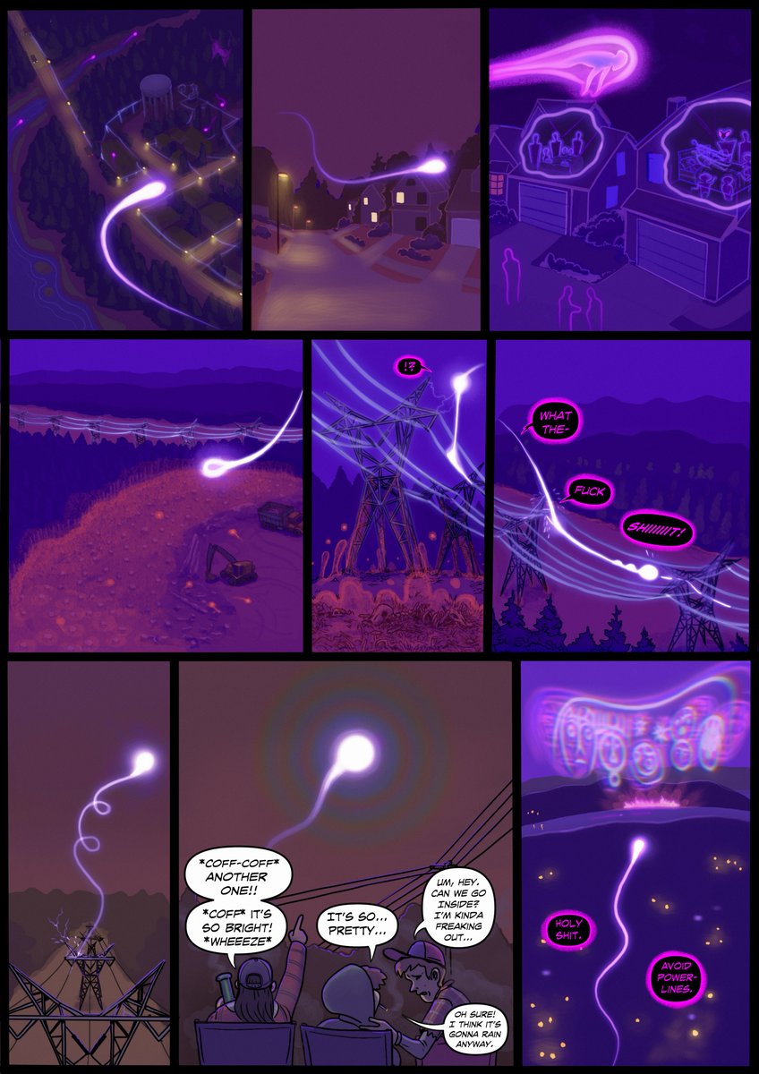 #FLAP Issue 3, Page 13…#webcomics #comics #astralprojection #catastrophicdisclosure #aura #highstrangeness #alienabduction #pugetsound #UFOSightings #dowsing #grunge