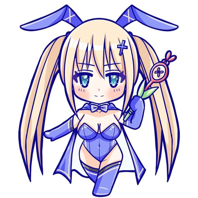 恥辱変身バニーピュアリティア❤エリス
ちびキャラVer.  #pixiv 