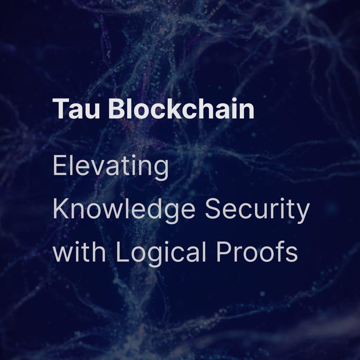 AndrewOnizuka's tweet image. Tau Blockchain: Elevating Knowledge Security with Logical Proofs 💎
🎥 youtu.be/QXryazIcFmA 👈
Tau secures knowledge with cryptographic and logical proofs, elevating trust beyond Bitcoin's cryptographic foundation. #TauNet tau.net #socialcoding @TauLogicAI