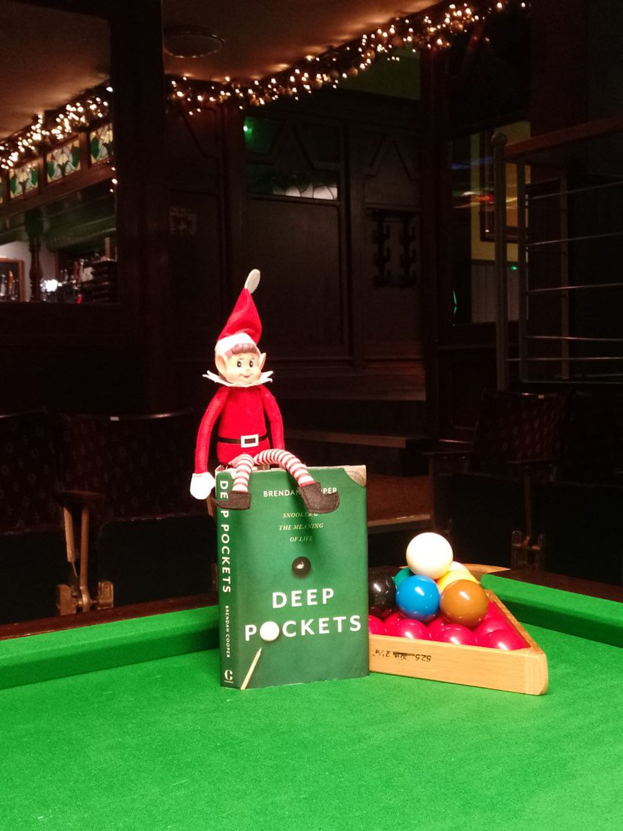 Couldn’t possibly condense Chris’s review of Deep Pockets by <a href="/BCooper147/">Brendan Cooper</a> to this amount of words - it’s over on our insta if you’re snooker loopy. Cheers to <a href="/northernsnooker/">northernsnooker</a> for indulging him in a elf photoshoot 😉