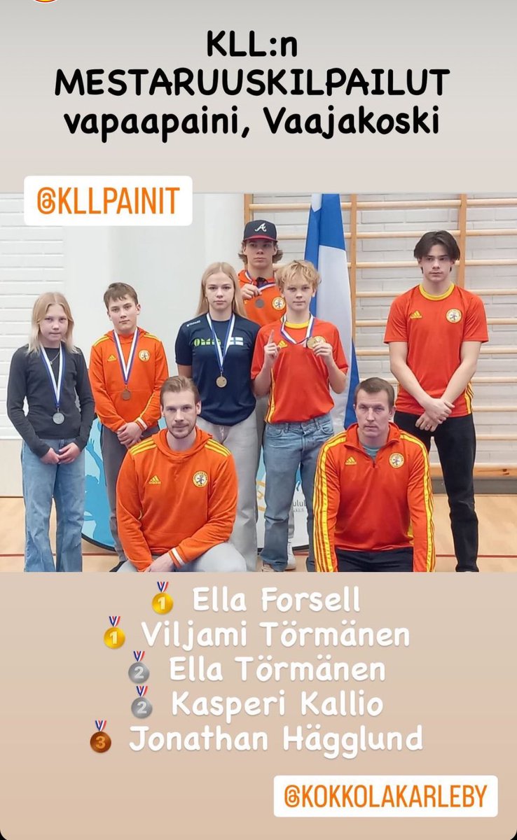 Petri Forsell (@petenputki) on Twitter photo Koululiikuntaliiton kisat oli eilen Vaajakoskella. <a href="/KokkolanK/">Kokkolan Kipinä</a> painijat edusti hienosti kotikuntaansa🤼♀️ #paini <a href="/KokkolaKarleby/">Kokkola Karleby</a> Koululiikuntaliiton kisat oli eilen Vaajakoskella. <a href="/KokkolanK/">Kokkolan Kipinä</a> painijat edusti hienosti kotikuntaansa🤼♀️ #paini <a href="/KokkolaKarleby/">Kokkola Karleby</a>