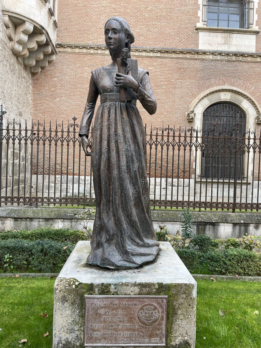 Una alcalaína universal: Catalina de Aragón y Castilla, Reina Consorte de Inglaterra, madre de María I de Inglaterra y orgullo de @alcaladehenares 🫶