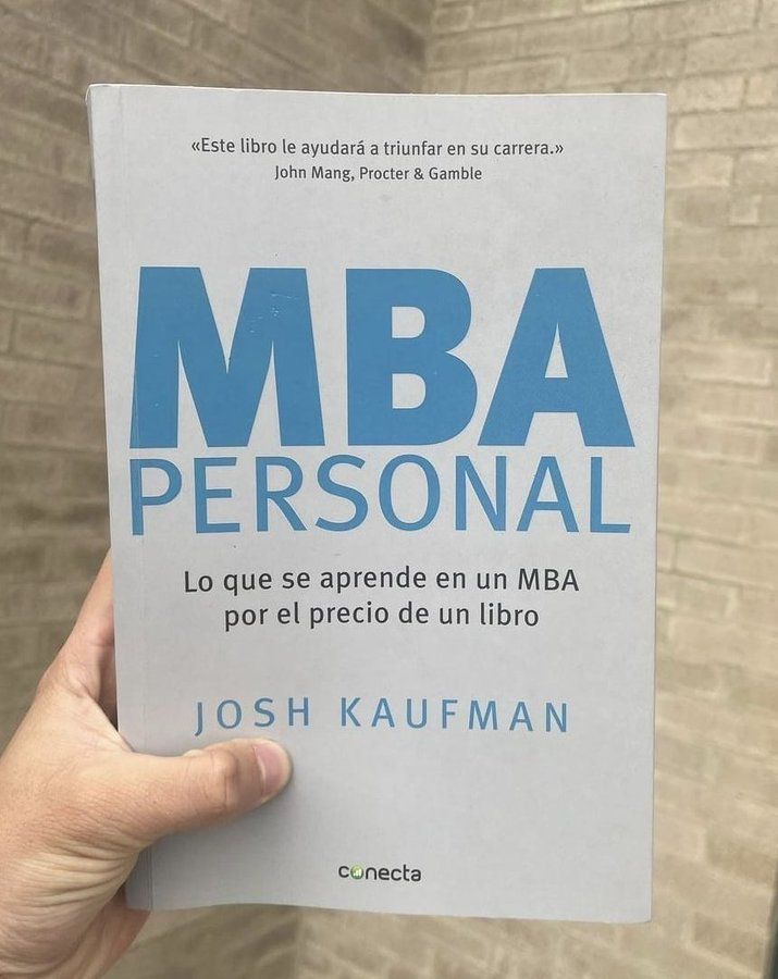 ALPHA MINDSET on X: 10 increíbles lecciones del libro MBA Personal:  Dentro hilo 🧵  / X