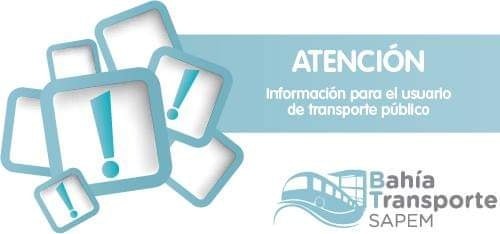 ⚠️Se informa que a raíz del temporal,  no se brindará el servicio de transporte público durante la jornada de hoy domingo, a fin de cuidar a los usuarios y trabajadores.