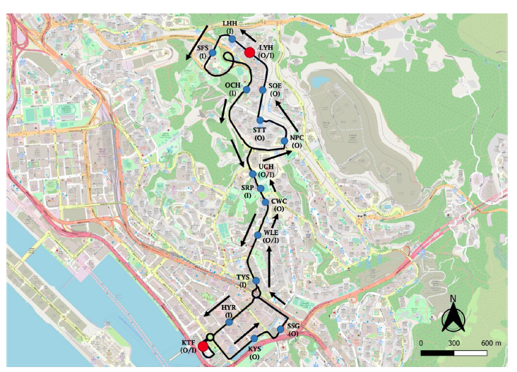 ahfchow's tweet photo. Our recent work on adaptive bus scheduling with mixed fleet sizes and route settings using reinforcement learning with a local case study of Hong Kong KMB service route in Tsuen Wan area. https://t.co/6gAS0PJN6n #reinforcementlearning #urbantransit #dynamicprogramming https://t.co/mp8xMdjA35
