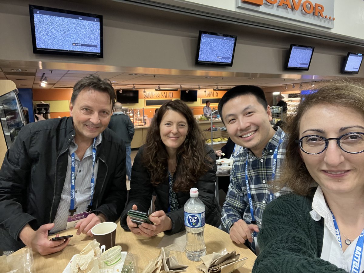 SCOPED (@seis_scoped) on Twitter photo SCOPED PI gathering at #AGU23 in San Francisco with one missing. Carl Tape joined with a lovely photo from Fairbanks. The team presented a poster with project updates. Stay tuned for upcoming workshops in UW and #SSA24.
<a href="/DenolleMarine/">Marine Denolle</a> <a href="/ebru_bozdag/">Ebru Bozdag</a> Felix Waldhauser, Ian Wang SCOPED PI gathering at #AGU23 in San Francisco with one missing. Carl Tape joined with a lovely photo from Fairbanks. The team presented a poster with project updates. Stay tuned for upcoming workshops in UW and #SSA24.
<a href="/DenolleMarine/">Marine Denolle</a> <a href="/ebru_bozdag/">Ebru Bozdag</a> Felix Waldhauser, Ian Wang