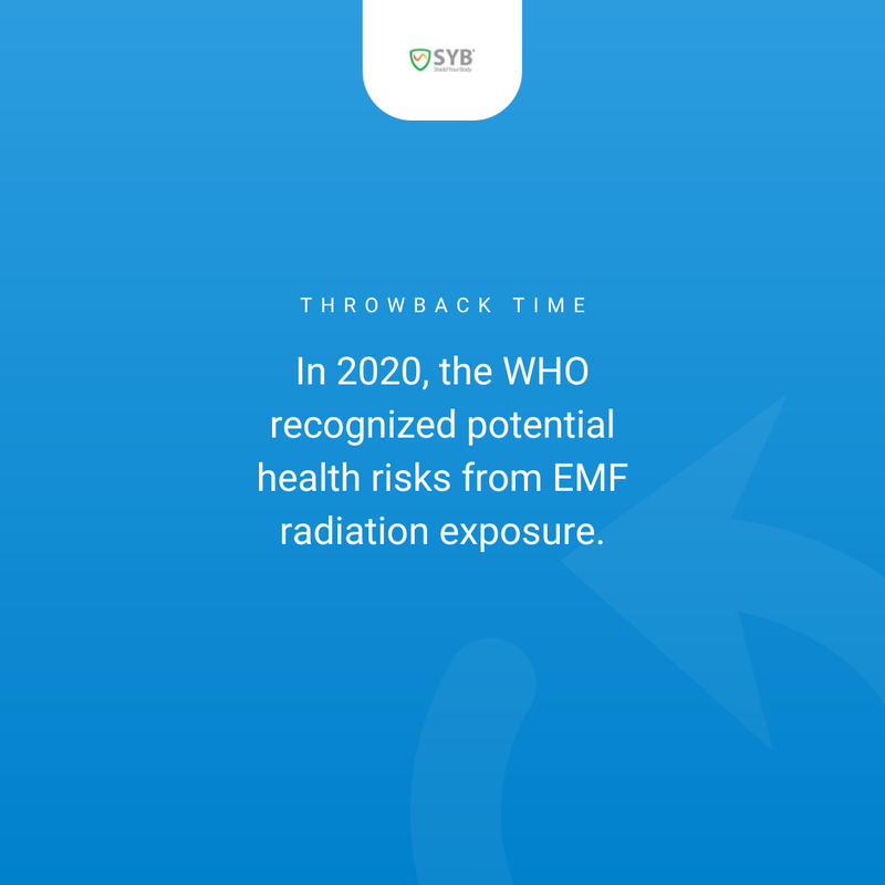Throwback to 2020 🗓️ when the World Health Organization (WHO) acknowledged the potential health risks linked to electromagnetic field (EMF) radiation exposure. #Throwback #EMFRadiation #WHO2020 #GlobalHealth #RadiationProtection #HealthResearch