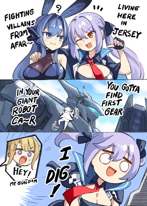 The Grand Theft Robo !  (read ⬅️)  *Maga XLR theme song #AzurLane #アズールレーン