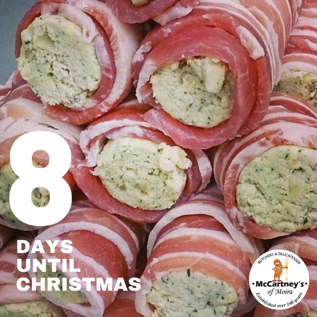 8 days to go...

Stuffed Bacon Rolls make a great addition to a christmas meal or for a party snack!