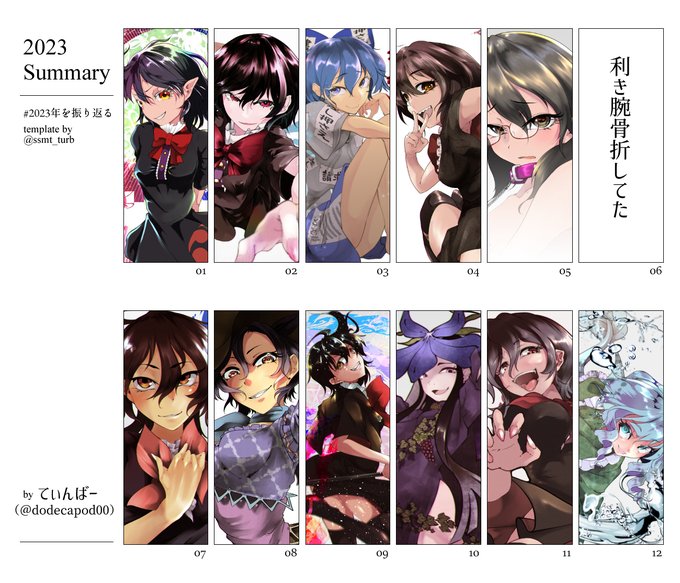 #2023年を振り返る
振り返ってみた 