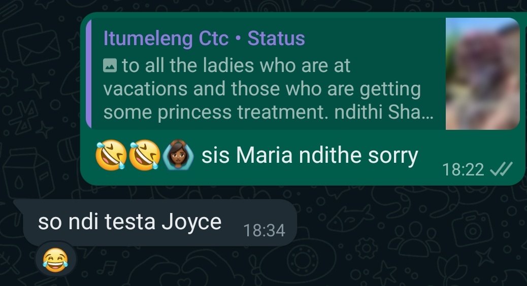 Does sis Maria know ku we can't end a conversation without her involved. I've never voted for anyone before sis Maria has mine ❤️.