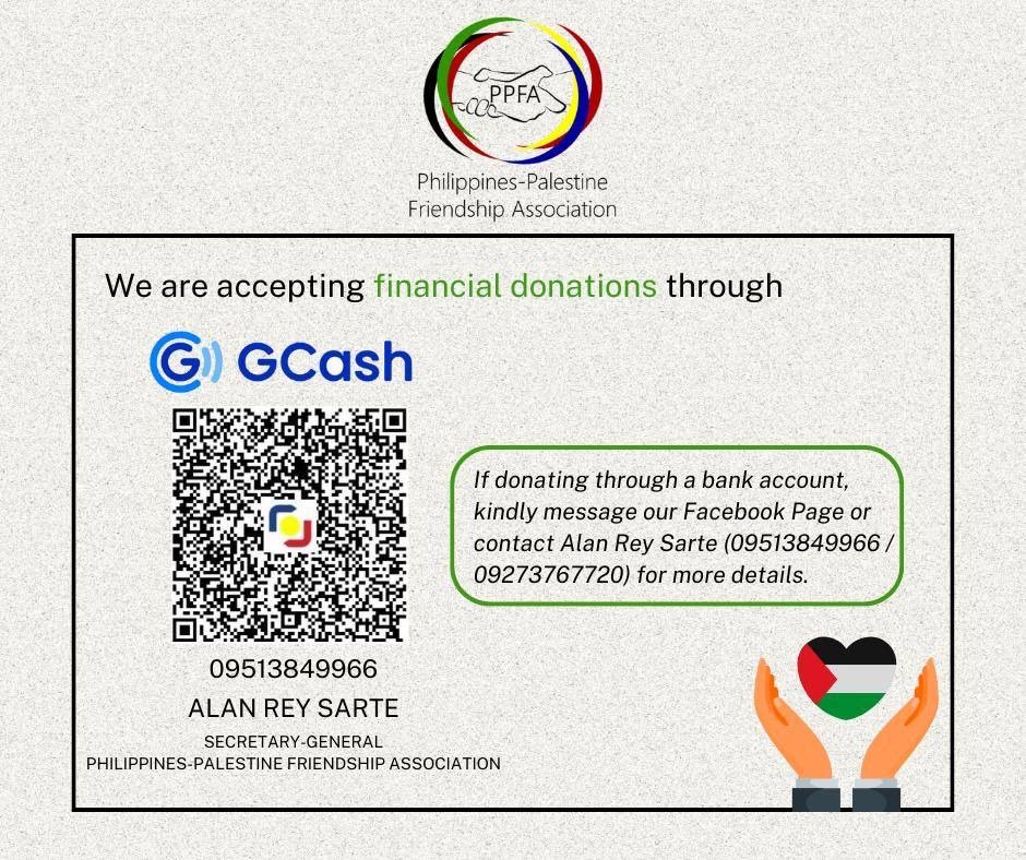 For those asking, here’s how you can help the Filipino-Palestinians who fled Gaza: