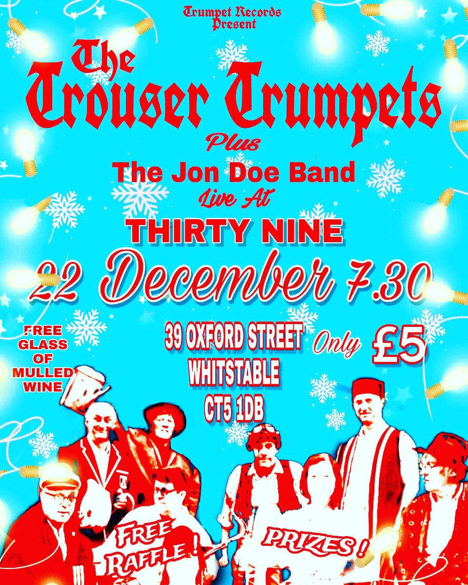 Start your Christmas with @trousertrumpets LIVE !