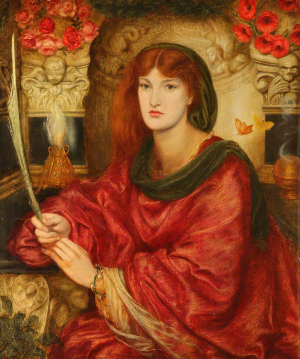 Revealed in @guardianculture today! 🗞️ the desperately unromantic truth behind one of our most-loved paintings, Rossetti’s Sibylla Palmifera theguardian.com/artanddesign/2… #Rossetti #PreRaphaelites