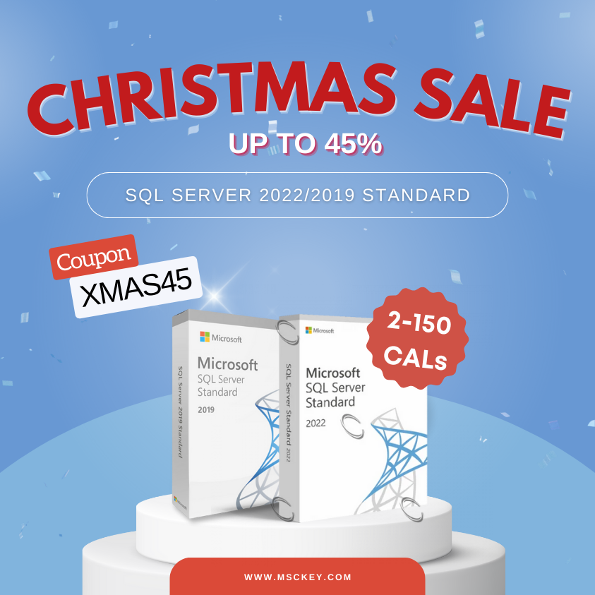 Harry Hobbs (@harryhobbs530) on Twitter photo Unlock 45% off Microsoft SQL Server w/ coupon XMAS45 <a href="/Msckey_com/">Msckey.com</a>! This Christmas sale is the best time to upgrade your database. But hurry, the discounts end soon!
msckey.com/product-catego…
#MicrosoftSQLserver #SQLserver2022 #christmasspecial #Christmas2023 #MerryChristmas2023 Unlock 45% off Microsoft SQL Server w/ coupon XMAS45 <a href="/Msckey_com/">Msckey.com</a>! This Christmas sale is the best time to upgrade your database. But hurry, the discounts end soon!
msckey.com/product-catego…
#MicrosoftSQLserver #SQLserver2022 #christmasspecial #Christmas2023 #MerryChristmas2023