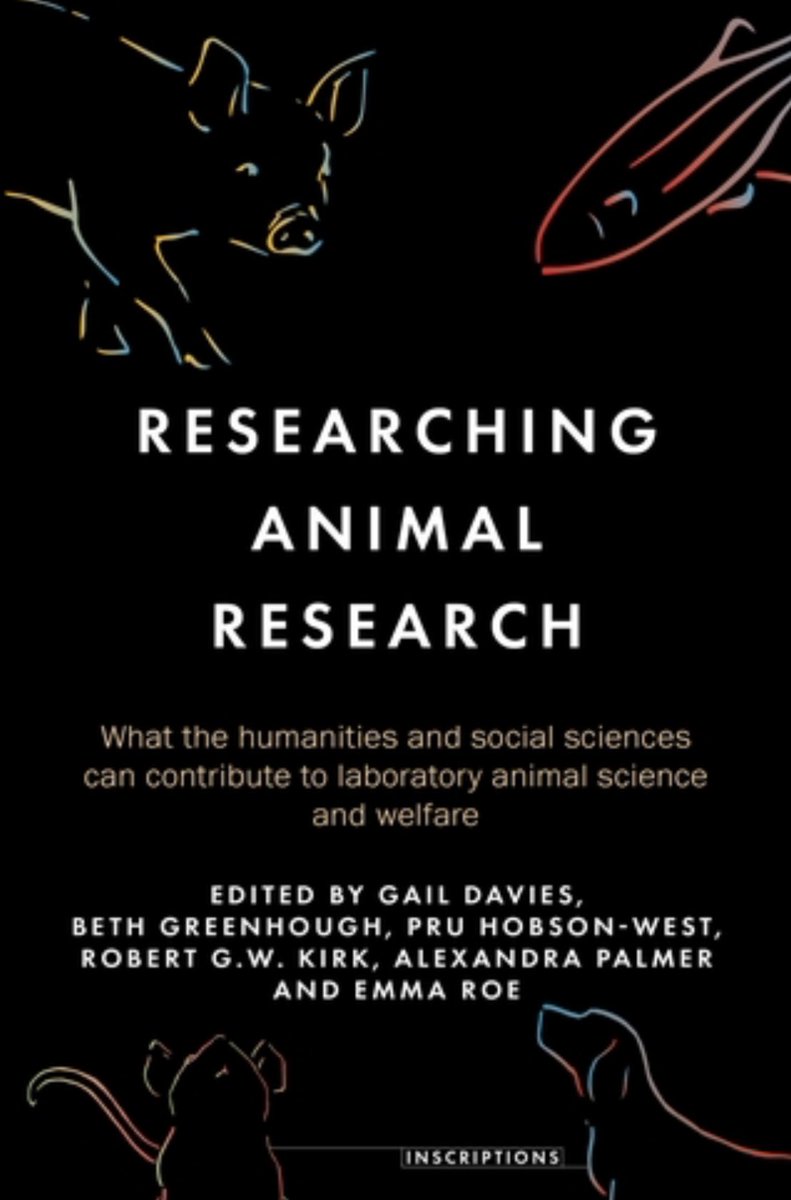 We have a date! Our book ‘Researching animal research: What the humanities and social sciences can contribute to laboratory animal science and welfare’ is out 9th Jan 2024. Too late to make the Christmas lists, but we look forward to sharing our work soon. manchesteruniversitypress.co.uk/9781526165756/…