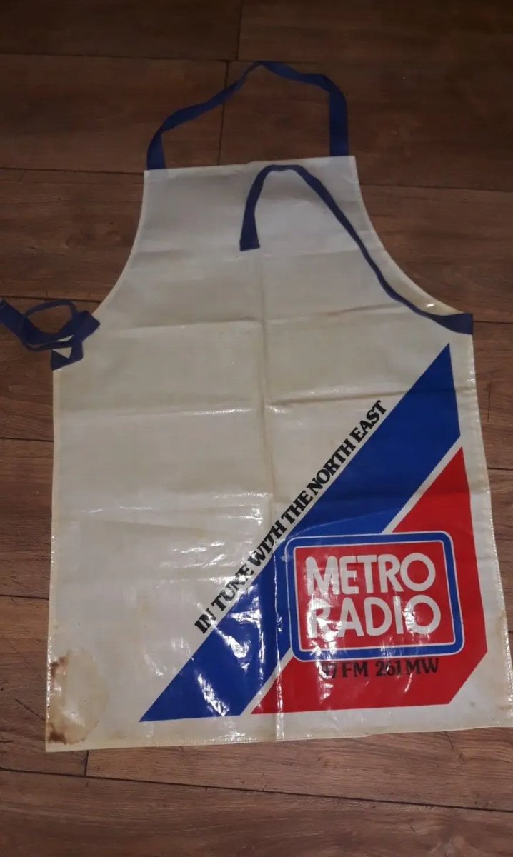 #saturdaymerch leftovers: Aprons, we’ve not done aprons before #MetroRadio #RadioMerch