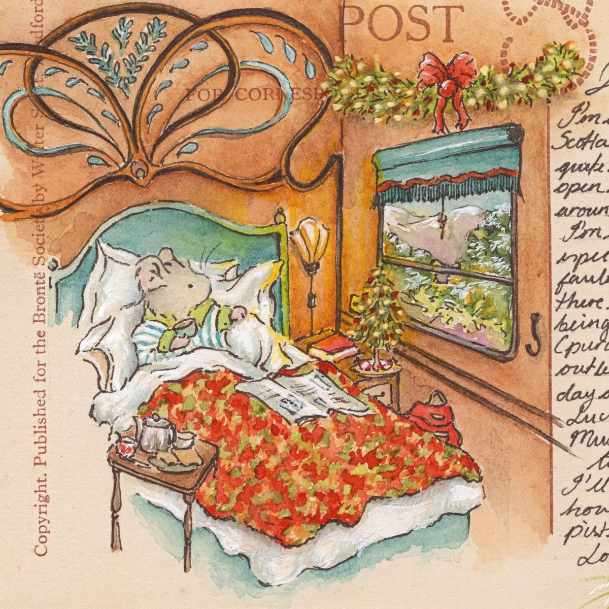 New blog post up ‘Winter Pop-Up’ at morrismouse.wordpress.com ❤️🎄🐭 #morrismouse #sleepertrain #christmas