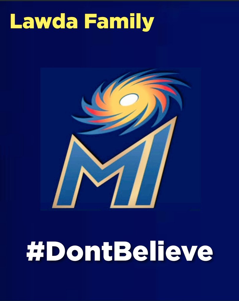 New Tag Line : 

#DontBelieve

RT Max. 

RIP MUMBAI INDIANS
UNFOLLOW MUMBAI INDIANS