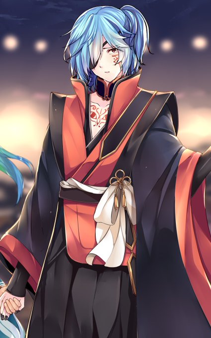 skebで描かせてもらった一目連くん #千年戦争アイギス #アイギスお絵かき 